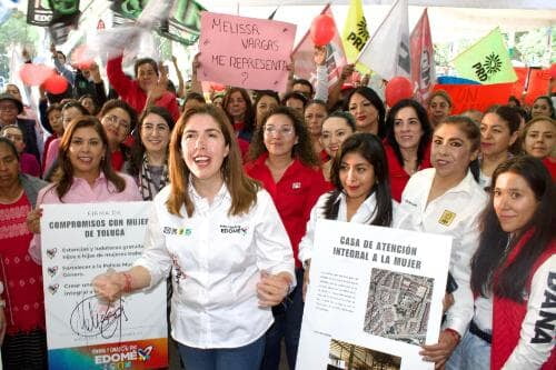 Melissa Vargas compromete sacar de Toluca la doble alerta de género y apoyo sin precedente a jefas de familia